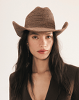 GIGI PIP | Ames Packable Straw Cowboy Hat