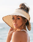 Leopard Trim Foldable Bow Visors