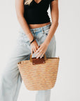 Savannah Straw Tote Bag - My Pampered Life Seattle