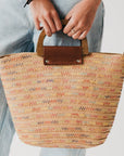 Savannah Straw Tote Bag - My Pampered Life Seattle