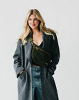 Suede Westlyn Woven Bum Bag