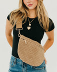 Suede Westlyn Woven Bum Bag