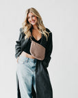 Suede Westlyn Woven Bum Bag