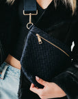 Suede Westlyn Woven Bum Bag