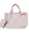 Presley Puffer Quilted Tote Bag With Pouch - My Pampered Life Seattle