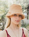 Reversible Teddy & Suede Bucket Hat