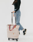 Tenley Quilted Tote Roller Bag - My Pampered Life Seattle