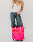 Tenley Quilted Tote Roller Bag - My Pampered Life Seattle