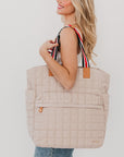 Tenley Quilted Tote Roller Bag - My Pampered Life Seattle