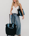 Tenley Quilted Tote Roller Bag - My Pampered Life Seattle