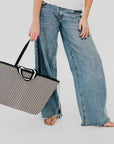 Woven Tiffany Organized Tote Bag - My Pampered Life Seattle