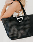 Woven Tiffany Organized Tote Bag - My Pampered Life Seattle