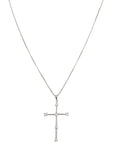 Tom'e Cz Cross Necklace