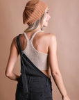 Bouclé Rib Knit Beret – Soft French-Inspired Hat