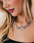 Viviana Chain Statement Necklace - WATERPROOF
