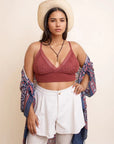 Plus Size Lace Trim Brami