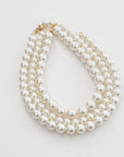 Chunky Three Piece Pearl Necklace