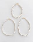 Chunky Three Piece Pearl Necklace