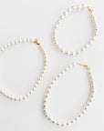 Chunky Three Piece Pearl Necklace
