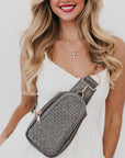 Waverly Woven Sling Bag - My Pampered Life Seattle