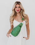 Waverly Woven Sling Bag - My Pampered Life Seattle
