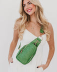 Waverly Woven Sling Bag - My Pampered Life Seattle