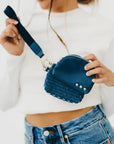 Wonderlust Woven Dual Pouch Wristlet