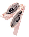 Wonderlust Woven Dual Pouch Wristlet