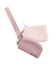 Wonderlust Woven Dual Pouch Wristlet