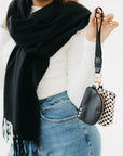 Wonderlust Woven Dual Pouch Wristlet