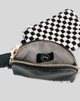 Wonderlust Woven Dual Pouch Wristlet