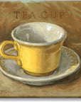 Darren Gygi Home Yellow Tea Cup Wall Art 36x36 - Online Only
