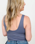 11 Colors - FawnFit Short Lift Tank 2.0 with Built-in Bra