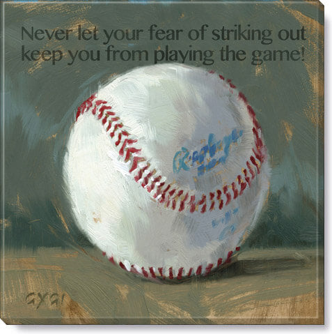 Darren Gygi Inspirational Baseball Wall Art 36x36 - Online Only
