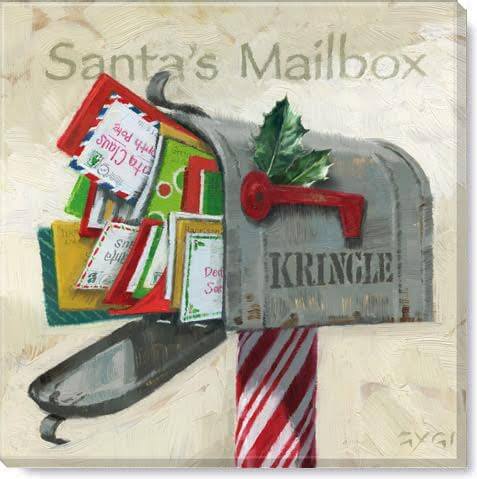 Darren Gygi Santa&#39;s Mailbox Wall Art 36x36 - Online Only