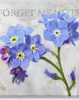 Darren Gygi Forget Me Nots Wall Art 36x36 - Online Only