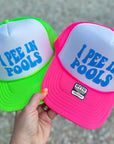 I Pee In Pools Neon Foam Trucker Hat