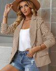 Houndstooth Double-Breasted Blazer - Online Only