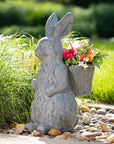 Charcoal Rabbit Basket Planter