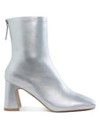 Simba Square Toe Metallic Ankle Boots