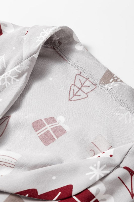 Christmas Shirt and Pants Pajama Set
