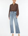 Kancan High Rise Slim Wide Leg Jeans