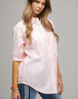 Davi & Dani Stripe Button Down Long Sleeve Shirt - Online Only