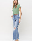 VERVET by Flying Monkey 90's Vintage Super High Rise Flare Jeans