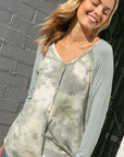 e Luna Tie Dye Mixed Top