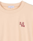 Lilou Cream Sweatshirt w Embroidery