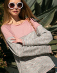 e Luna PLUS Striped Solid Mixed Sweatshirts