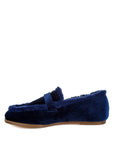 Bastian Fur Detail Velvet Loafers