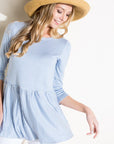 e Luna PLUS Pin Stripe Tunic