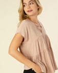 Lilou A-Line Tiered Blouse